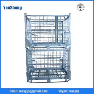 China Storage cage/mesh box wire cage metal bin storage container for factory supplier supplier