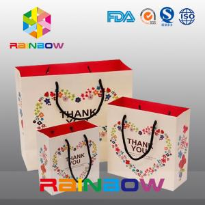 Promotional Printed Gift Paper Bag / Custom Christmas Paper Shopping Bags