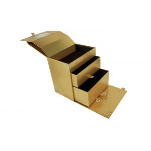 CMYK Kraft Paper Drawer Box , FSC Custom Slide Box Packaging