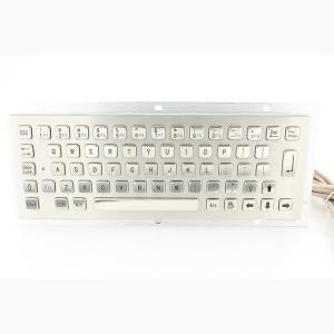 China Waterproof IP65 Medical Grade Keyboards Kiosk Metal Keyboard 300x110mm wholesale