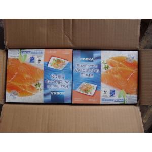 Frozen Pink salmon portions 2x125g twin pack, retail box (oncorhynchus gorbuscha)
