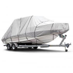 China Marine Guard 600D Waterproof Boat Cover Heavy Duty Excellent UV Protection supplier