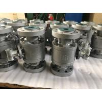 China F304L Flanged Floating Ball Valve with Downstream Sealing for Industrial on sale