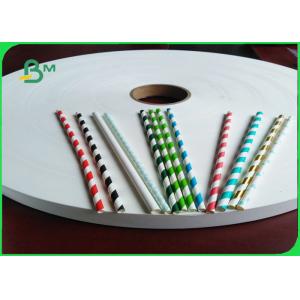 China FDA Certificated Drinking Straw Base Paper 28gsm White Kraft Paper supplier