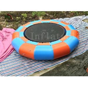 China Inflatable Trampoline Blow Water Jumping Toy Water bouncer For Kids and Adults supplier