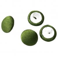 China Women'S Coat Sweater Fabric Covered Buttons With Plastic Shank Green Color 16L on sale