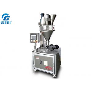 1.5KW Nail Powder Cosmetic Filling Machine Single Nozzle With Turntable Mould