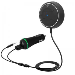 Stereo Sound Speakers Portable Mini Desktop Bluetooth Handsfree Car Kit Amplified