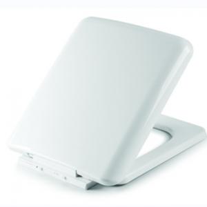 White Plastic Soft Close Toilet Seat Cover for Indian Commode at Best Seller