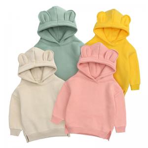 China Boys Girl Fleece Hoodie Sweatshirt Custom Printing Baby Boys Kids Pull Over Hoodies supplier