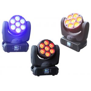 China Professional 7pcs LED Moving Head Light Stage Lighting Channel 11 / 17 Holiday Lights Beam Angle 20 degree Disco DJ Lamp supplier