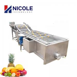 China Industrial Bubble Fruit And Vegetable Washing Machine Cleaner Automatic CE Approved supplier
