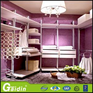 China make in China high quality elegant new home bedroom furniture design wood wardrobe closet supplier