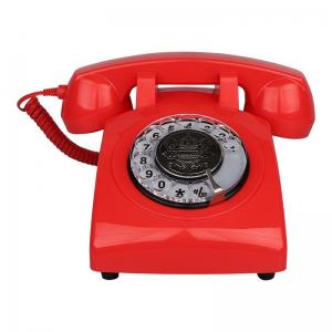 China 30s Old Rotary Dial Telephone Vintage Desk Telephone With Classical Bell supplier
