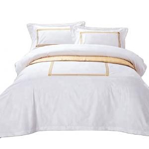 Poly Cotton Hotel Comfort Sheet Quilt Cover Pillowcase Set for 2.2m 7 feet Bed