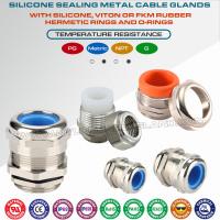 China IP68 Waterproof Stainless Steel NPT Electrical Cable Glands with Silicone (Viton, FKM) Sealing Rings on sale