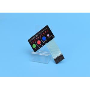 China Embossed Tactile Membrane Touch Switch Multicolored Printed with LEDs supplier