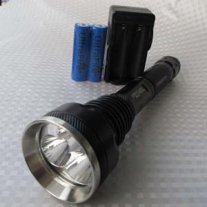 4000 Lumens White Aluminum Rechargeable Emergency Mini SKY - RAY Cree Led Torch