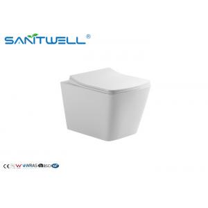 SWM9310 Commercial Washdown Rimless Toilet With UF Seat Cover Wall Hung Toilet