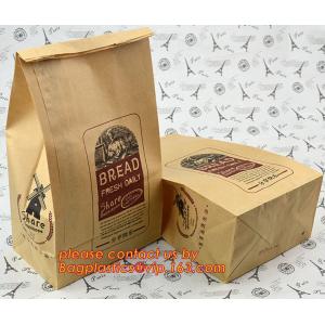 wax coated bag pe coated bag central strip window bag side window bags perforated bag crip hot bag grill/chicken bag