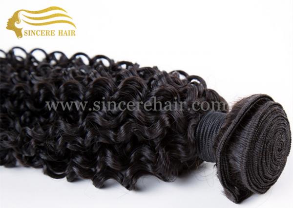 22" CURLY Hair Extensions for Sale, Hot Sale 22 Inch Natural Color Curly Remy