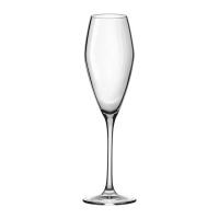 China Custom Wedding Banquet 9oz Champagne Flute Glass Crystal Glassware Gift Packing on sale