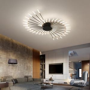 China Fireworks LED Chandelier For Living Room Bedroom Home Modern Ceiling Lamp Lighting supplier