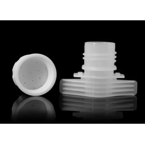 One Way Air Vent Plastic Screw Caps 16mm Pattern Cutout Type For Medical Paste Pouch
