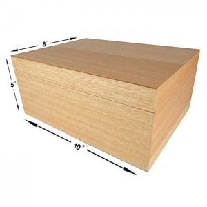 Multifunctional Wooden Lidded Storage Boxes Customized Shape Exquisite Design