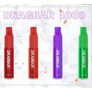 Manufacturer Zovoo Dragbar 1000 disposal vapes or 1000 puffs vape with 3.5 ml juicy