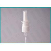 China Ribbed Closure 20/410 Nasal Spray Pump , Plastic Hand Nasal Mist Spray Pump on sale