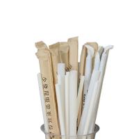 China Biodegradable Disposable PLA Straw Plastic Drinking Straws For Hot Drinks on sale