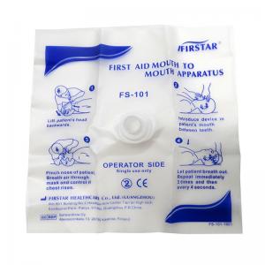 Disposable Reusable CPR Resuscitation Mask One Way Valve Covid Training Mouthpiece