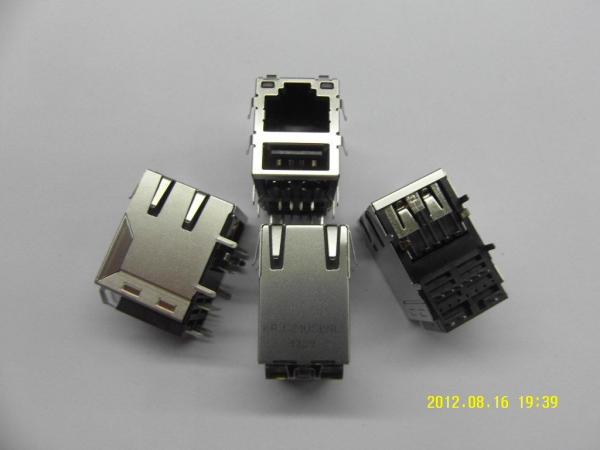 High Performance Stacked 1000MB SFP Connector RJ45 Combo With LEDs