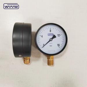 4 inch general  CL1.6  water air manometer 1/2"bsp 10bar 16bar bourdon tube 100mm pressure gauge