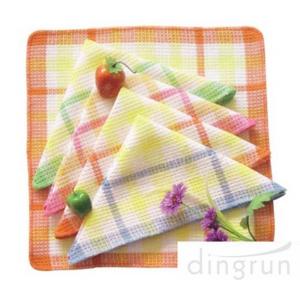 One Side Soft Cotton Kitchen Tea Towels Multi Functional OEM / ODM Available
