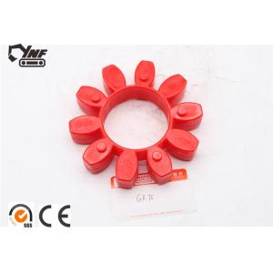 Elastic Excavator Engine Parts Jaw Flex Coupling Abrasion - Resistant