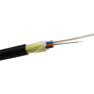 China ADSS 12 Core Fiber Optic Cable 100m Span All Dielectric Self Support Aerial supplier