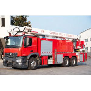 Mercedes Benz 32m Water Tower Aerial Fire Truck with 7T Water and Foam
