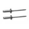 Polishing Hardware Rivets Round Head Stainless Steel Pop Rivets 3.2mm Close End