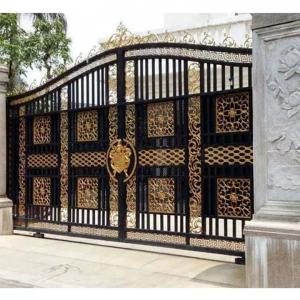 Outside House Main Door , Galvanized Wrought Iron Gate New Design