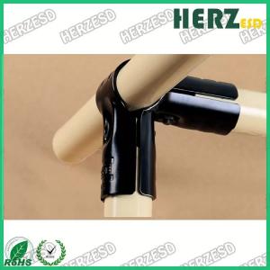 China Full Set Metal Pipe Joints Zine Coated Wall Thickness 0.8-2mm For 28mm Metal Lean Pipe supplier