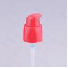 Foundation Red Plastic PP Treatment Pump With Over Cap 18/400 Neck Size