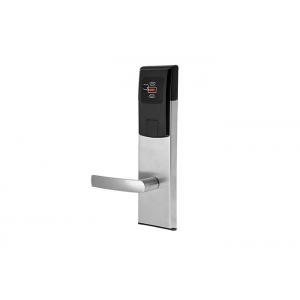 Silver Hotel Card Lock , Rfid Hotel Lock Battery Operate Durable Apartment