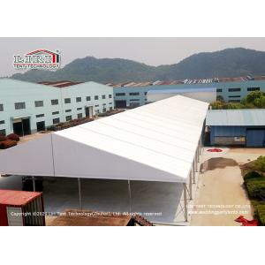China Aluminum Clear Span Industrial Storage Tent /  Construction A Frame Snow Resistance supplier