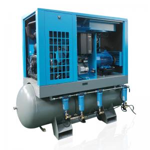 Electricity Saving Screw Air Compressor With Belt Driven Used In Fiber Laser Machine