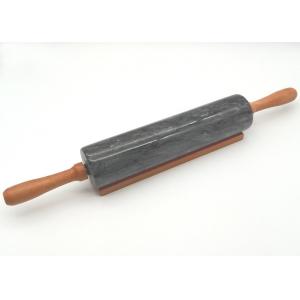 China Smooth Surface Stone Rolling Pin , Noodle Rolling Pin  Hand Burnishing supplier