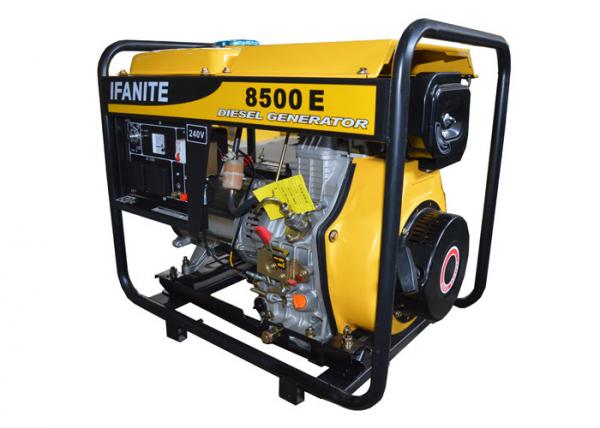 7kw Open Type Small Silent Portable Generator Electric Start With ATS , Electric