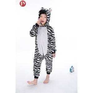 Wholesale Custom Animal Kids Pajamas zebra Girls Onesie For For Christmas Festival Breathable Quick Dry