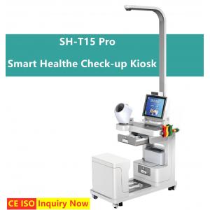 China SH-T15 Pro Manufacturer Price Health Care Body Checkup Telemedicine Kiosk Height Weight Body Fat Scale Station supplier